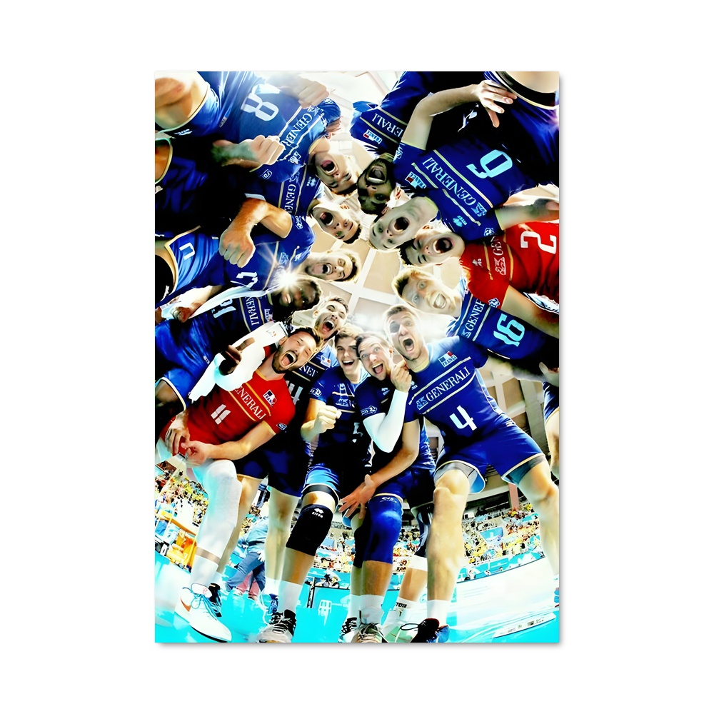 Poster Ensemble de Champions – affiche Volleyball